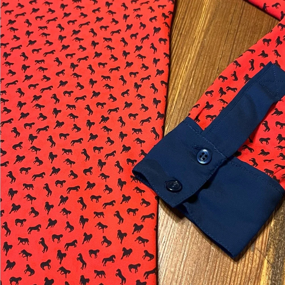 Free People Horse Print‎ Blouse XS